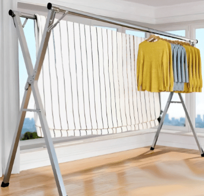SOGA 2m Portable Standing Clothes Drying Rack