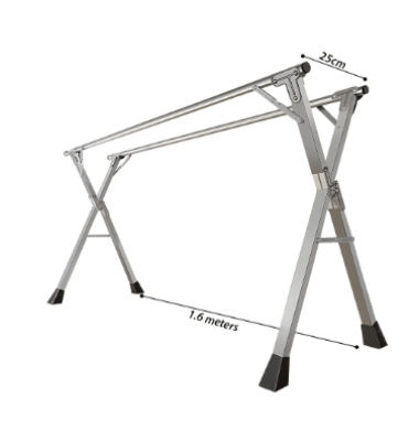 SOGA 2m Portable Standing Clothes Drying Rack