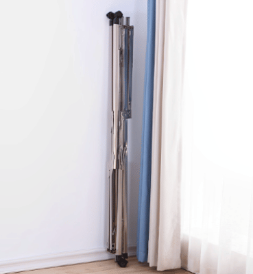 SOGA 2.0m Portable Standing Clothes Drying Rack with Wheels