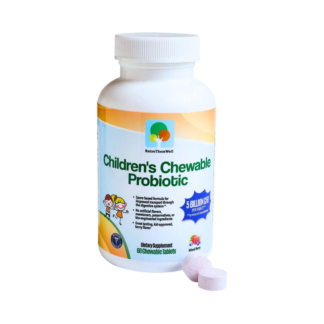 Bundle and Save: Happy Belly + Strong Body, Chewable Probiotic and Multivitamin