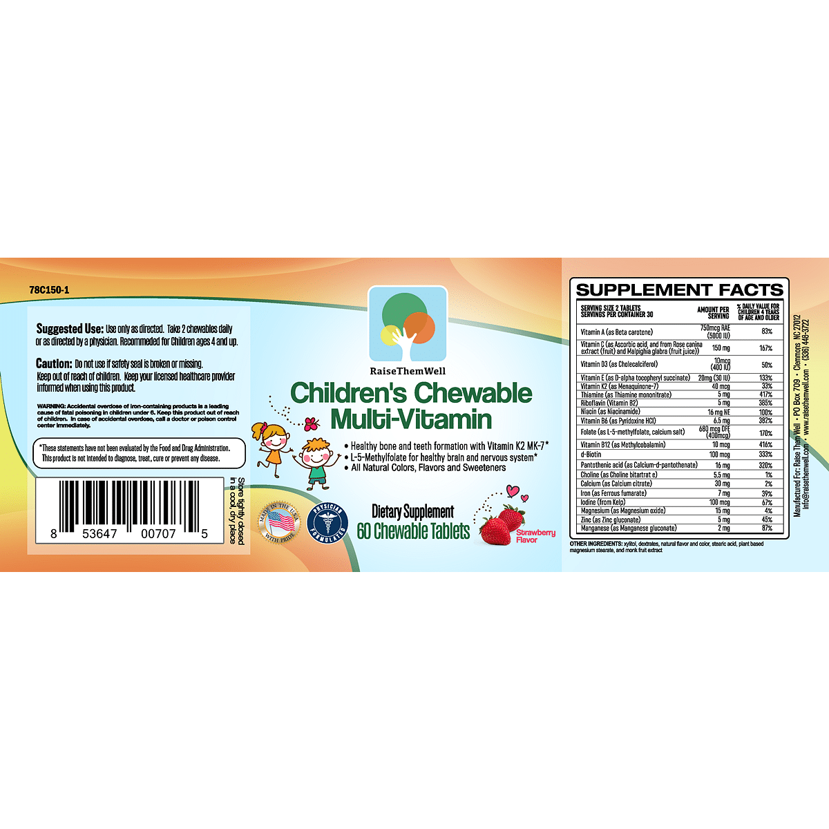 Bundle and Save: Happy Belly + Strong Body, Chewable Probiotic and Multivitamin