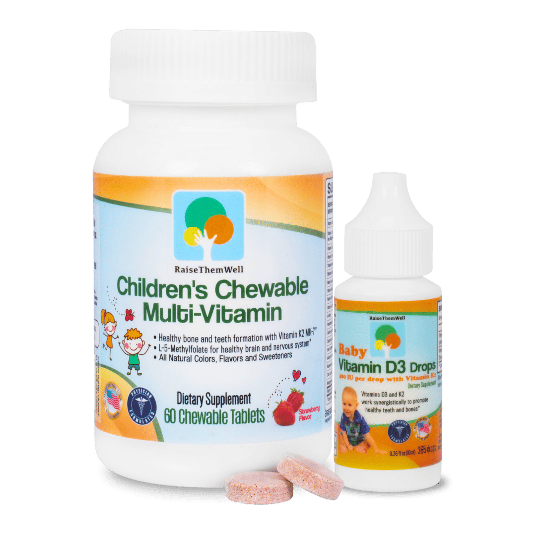 Bundle and Save: Kids Essentials | Daily Vitamins plus D3 and K2 Drops