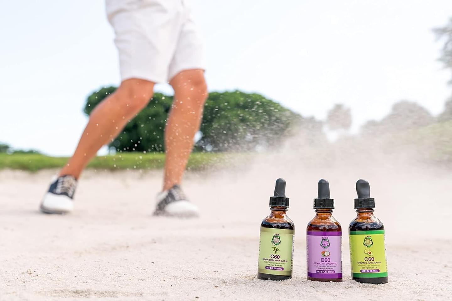 C60 Power C60 in Organic Extra Virgin Olive Oil - Natural Wellness Support for Men & Women, 99.99% Pure Carbon Fullerenes, Promotes Energy, Mental Clarity, & Stamina - 2 fl oz Bottle 2 Fl Oz (Pack of 1)