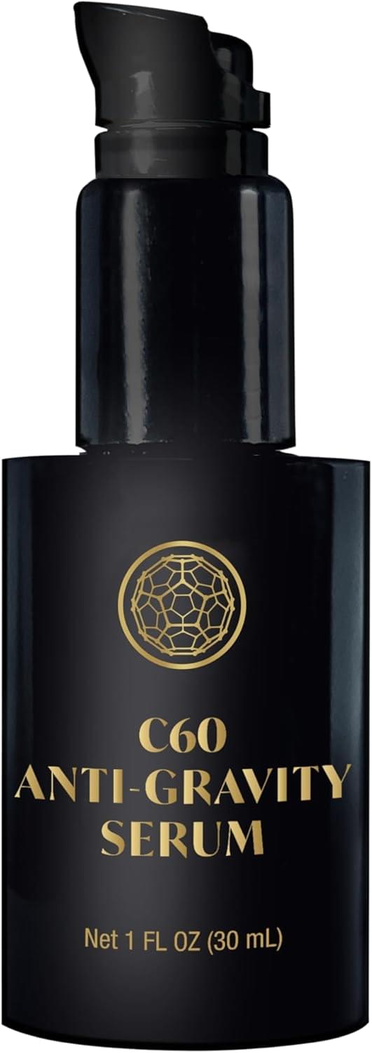 C60 Skincare - Age-Defying Antioxidant Protection - Reduce Wrinkles, Heal Skin, Non-Greasy - Face, Body, Bug Bites, Scarring - Organic Avocado Oil, 99.99% Pure (Regular, C60 Anti-Gravity Serum) C60 Anti-Gravity Serum 1 Fl Oz (Pack of 1)