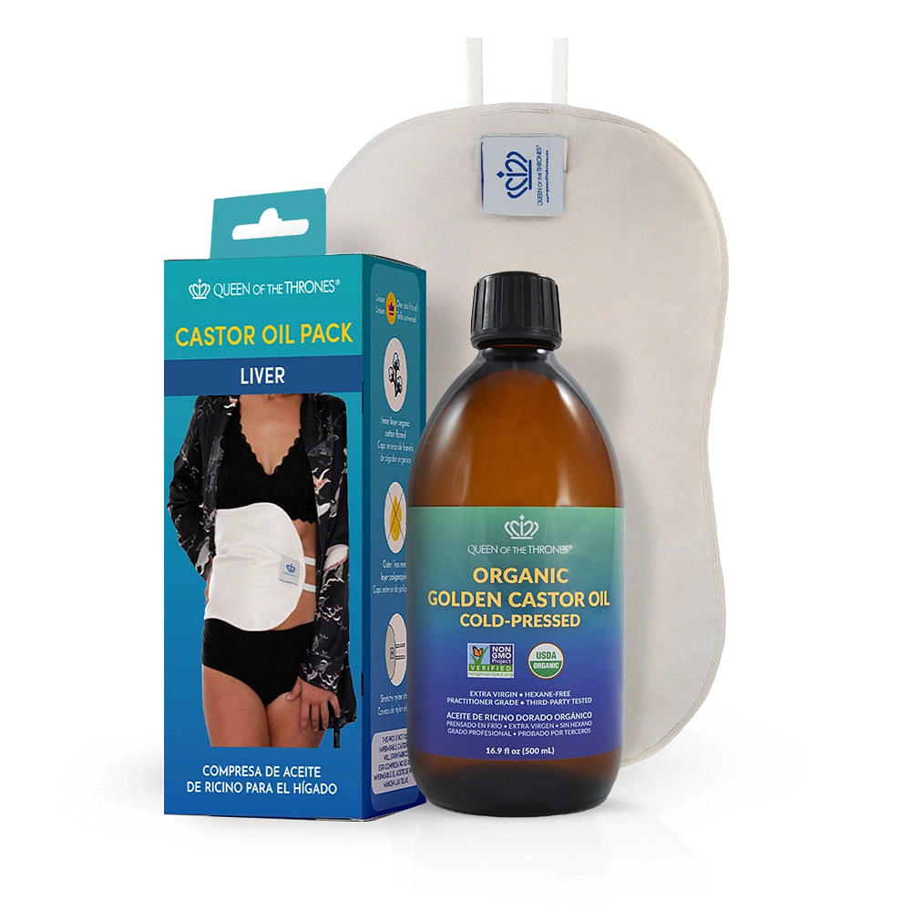 Castor Oil Pack Bundle for Liver
