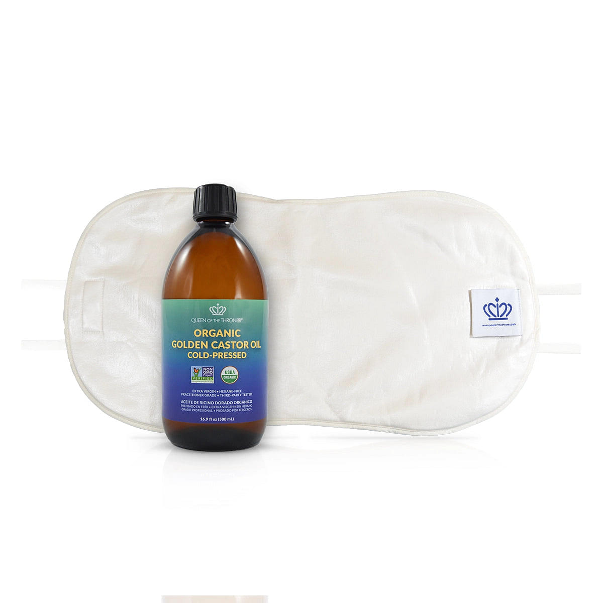 Castor Oil Pack Bundle for Pelvis