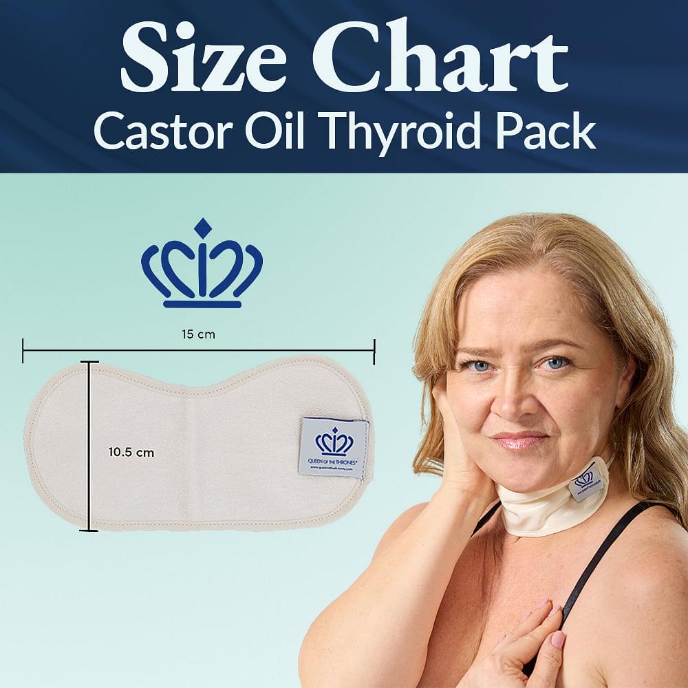 Castor Oil Pack Bundle for Thyroid