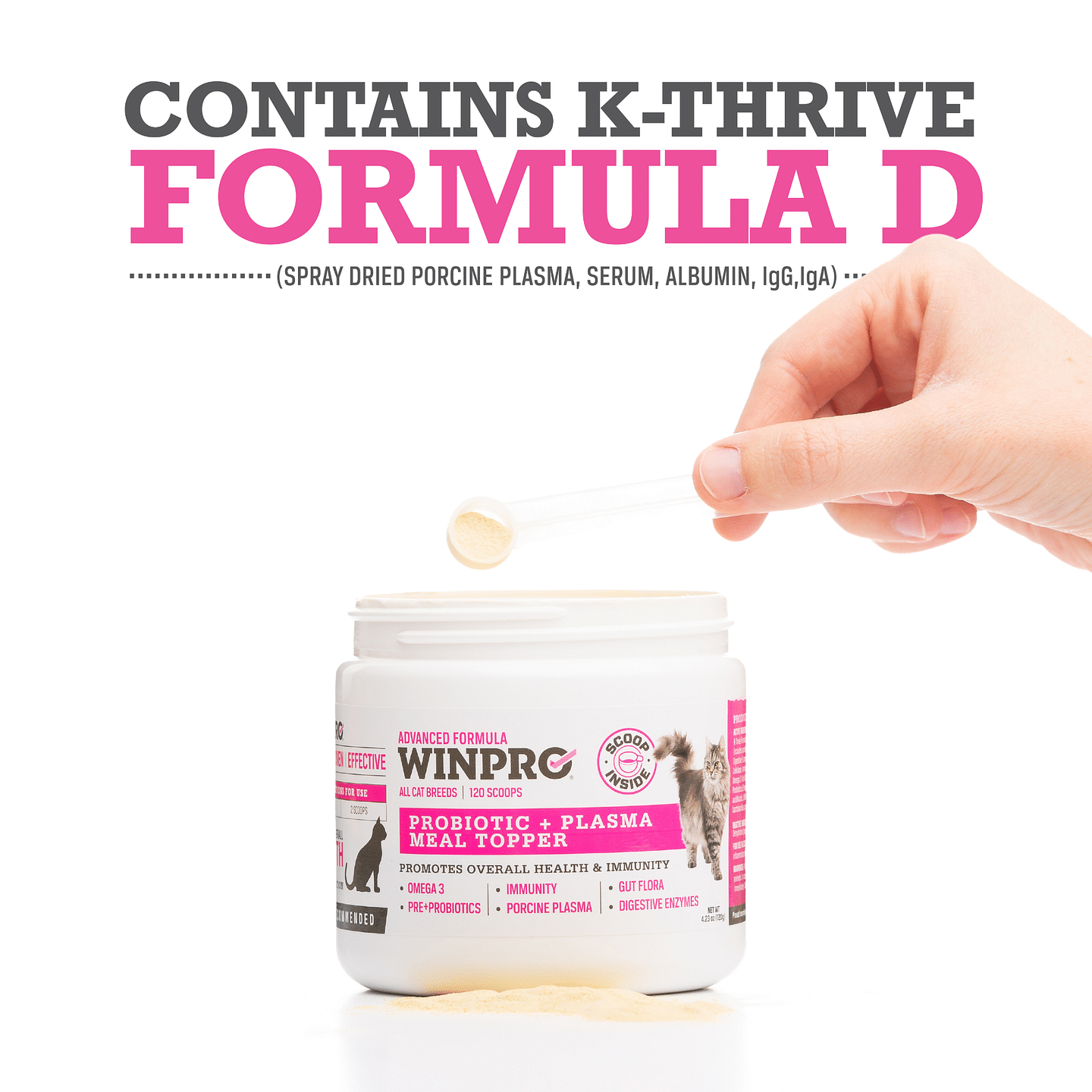 Cat Probiotic + Plasma Meal Topper