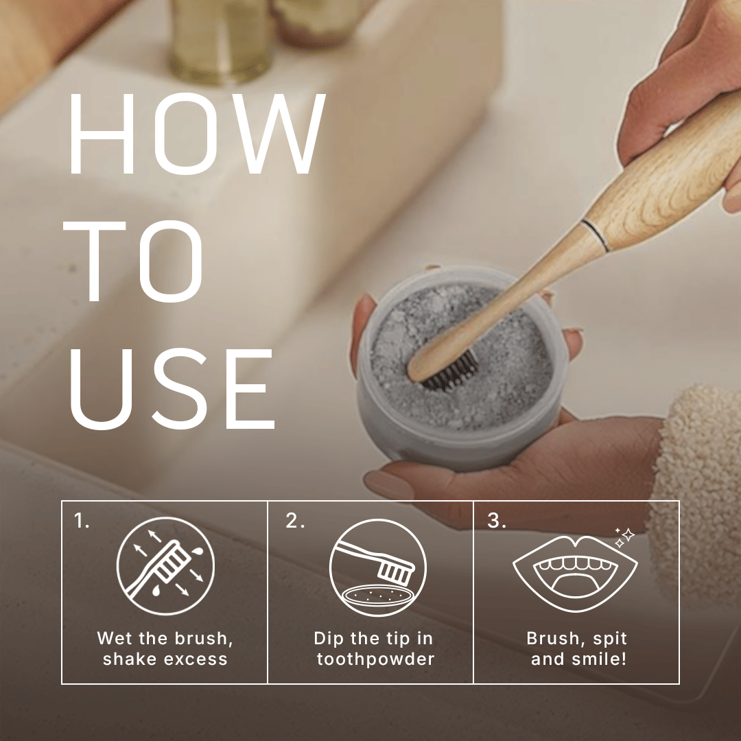 Charcoal Cinnamon Shine Powdered Mineral Toothpaste