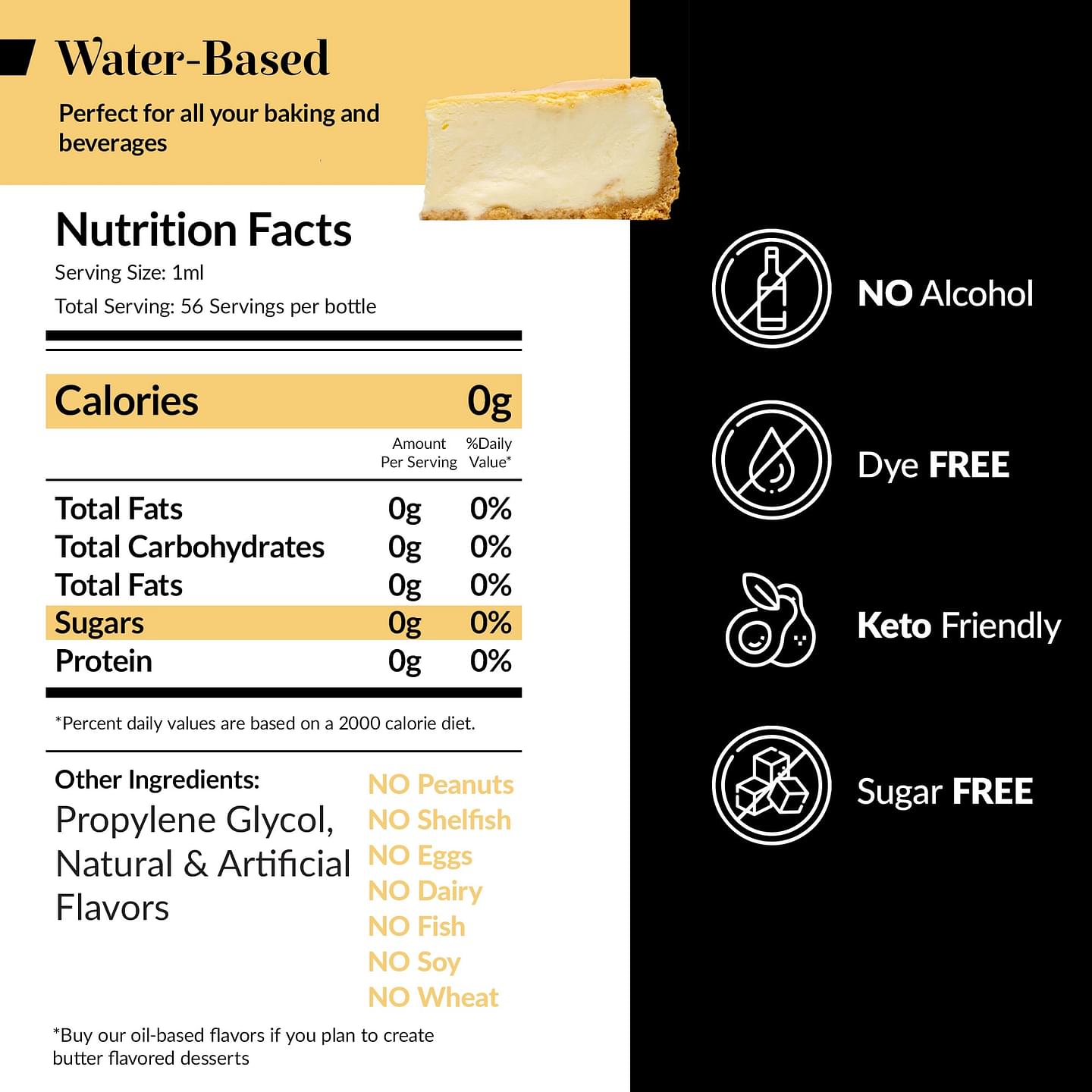 Cheesecake Flavoring Water Soluble