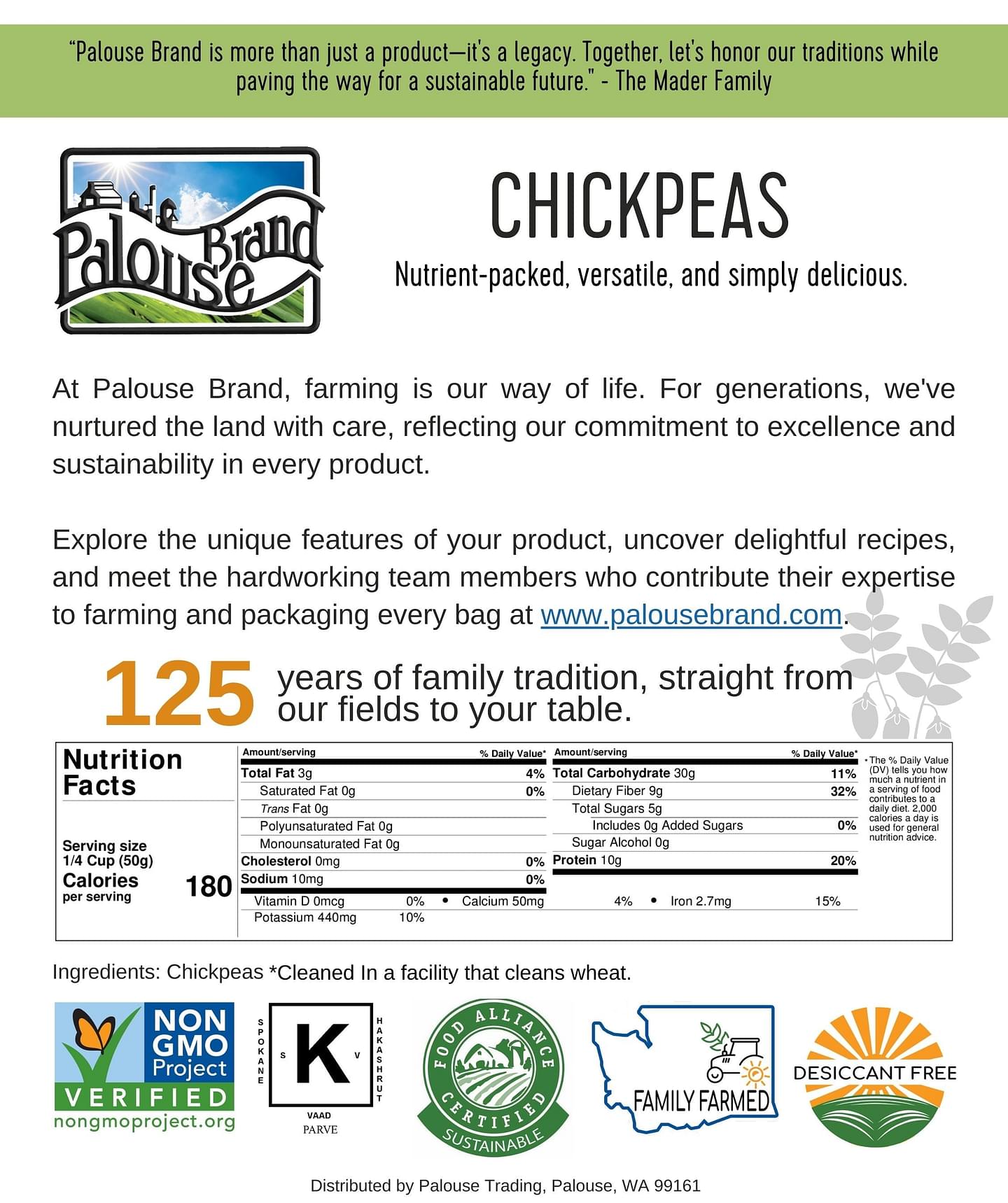 Chickpeas Pack | 15 LBS