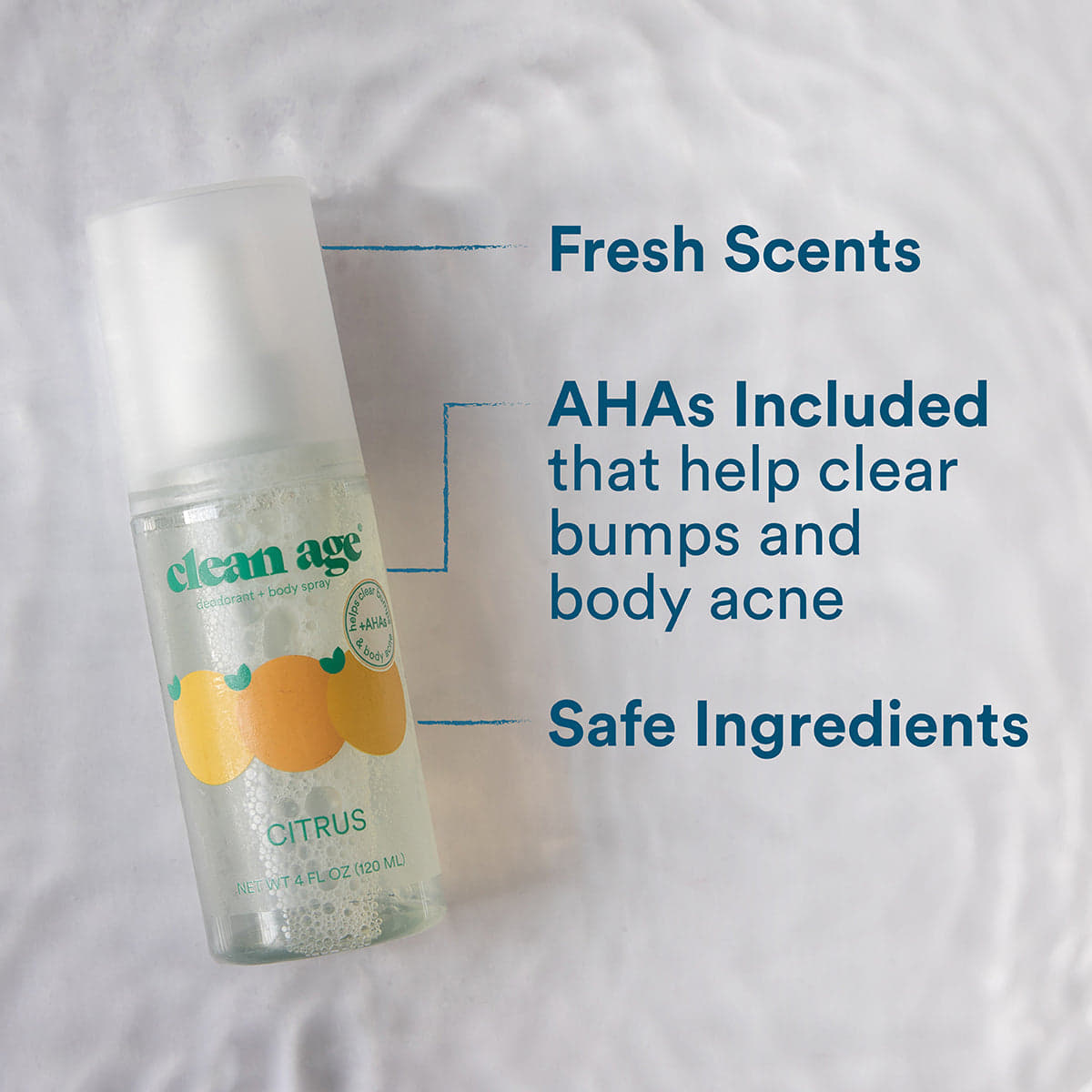 Citrus Glow Duo: AHA Deodorant + Body Spray Set