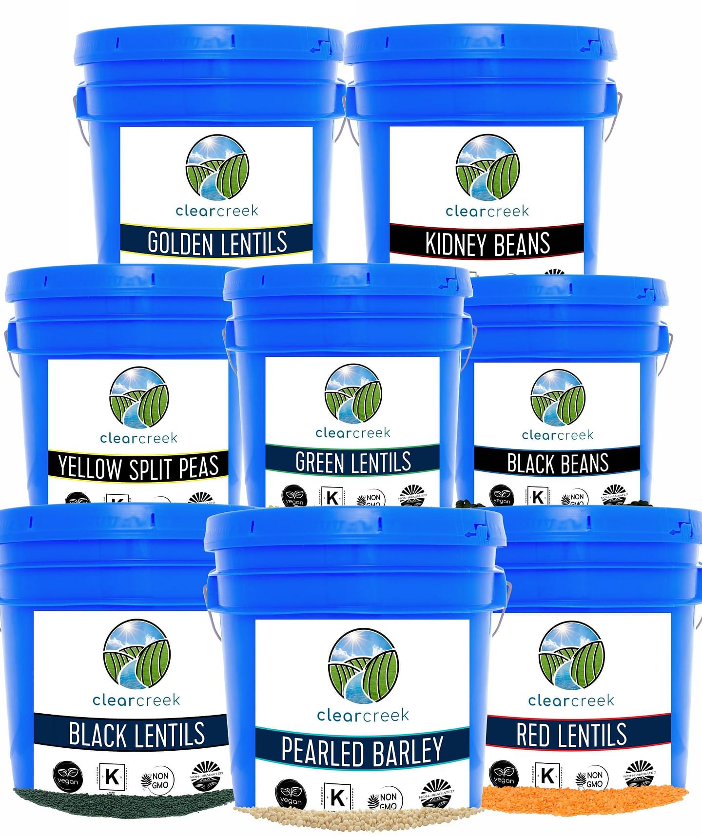 Clear Creek 25 LB Bucket Bundle | 200 LBS