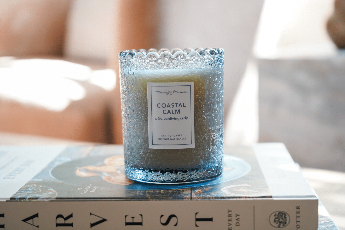 Coastal Calm x @CleanLivingKarly Natural Candle 8oz Kaia Collection