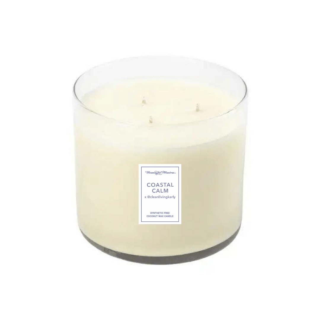 Coastal Calm x @CleanLivingKarly Natural Candle 8oz Kaia Collection