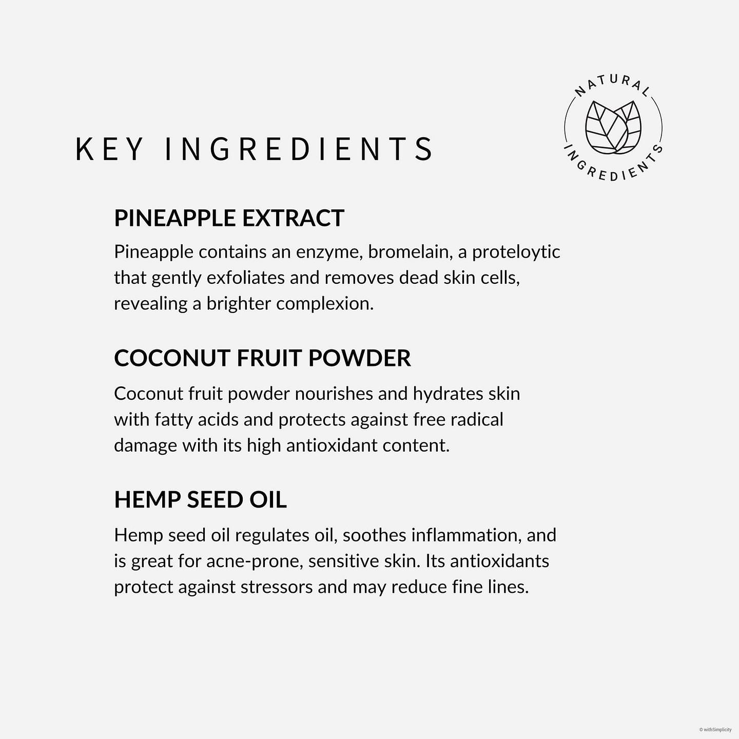 Coco-Colada | Coconut Milk & Pineapple Enzyme Mask