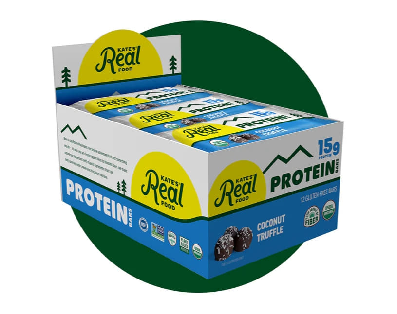 Coconut Truffle Protein Bar - Organic Coconut & Dark Chocolate Protein Snack