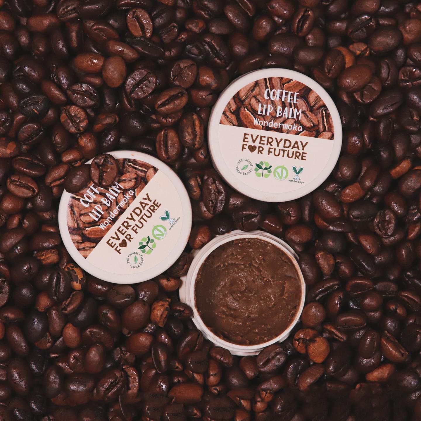 Coffee Lip Scrub & Lip Balm Kit, Moisturizing image