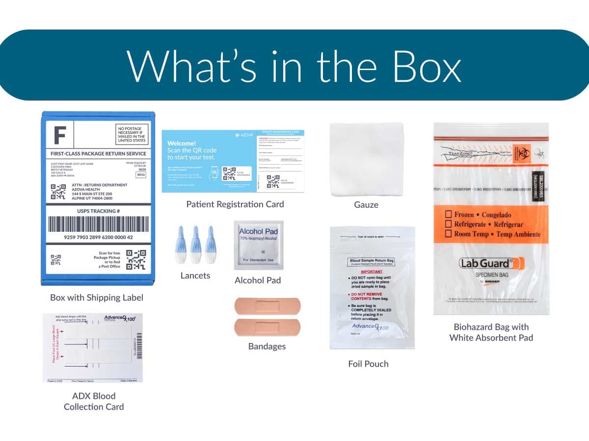 Complete Heart Health and Inflammation Test - At-Home Cardiovascular Test Kit with Cholesterol, Lipid Panel & hs-CRP Biomarkers for Heart Risk Assessment and Preventive Health Monitoring