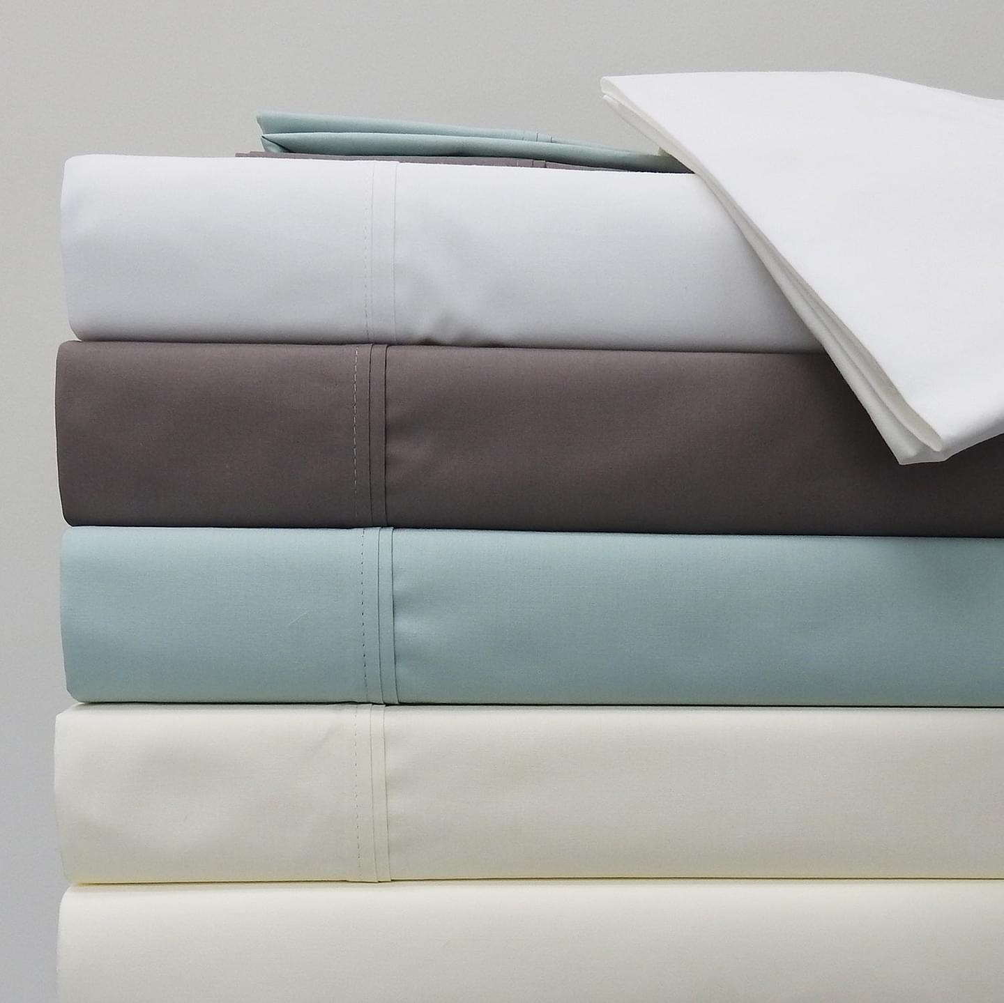 Cool & Crisp Percale Cotton Pillowcases - Made in USA