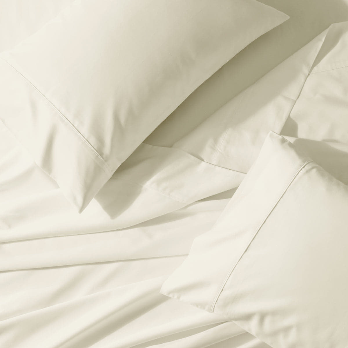Cool & Crisp Percale Cotton Sheet Set - Made in USA