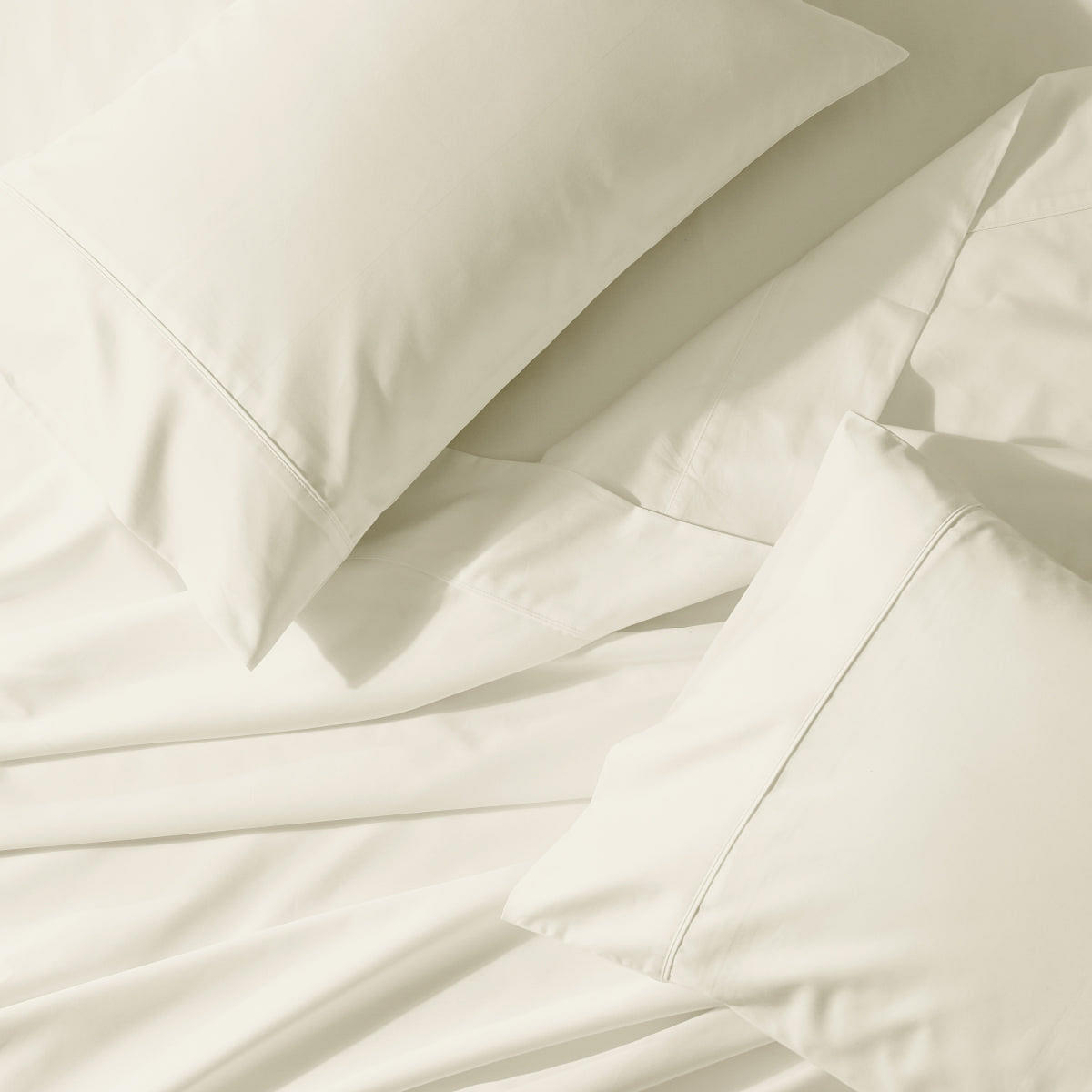 Cool & Crisp Percale Cotton Sheet Set - Made in USA