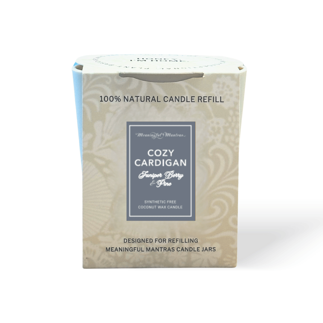 Cozy Cardigan Natural Candle 8oz Kaia Collection Refill