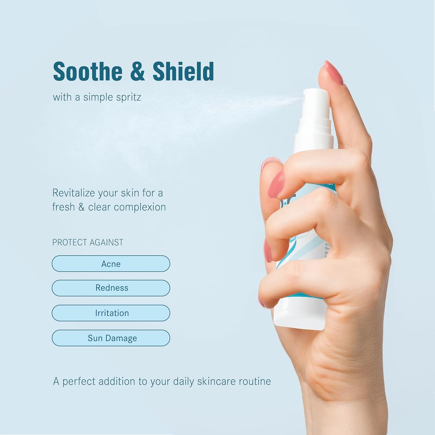 CPR Hydrating Facial Mist with Hypochlorous Acid Travel-Size Skin Care Solution for Hydration and Acne Relief, Hypoallergenic and Suitable for All Skin Types, 2 fl oz (59mL) 2 Fl Oz (Pack of 1)