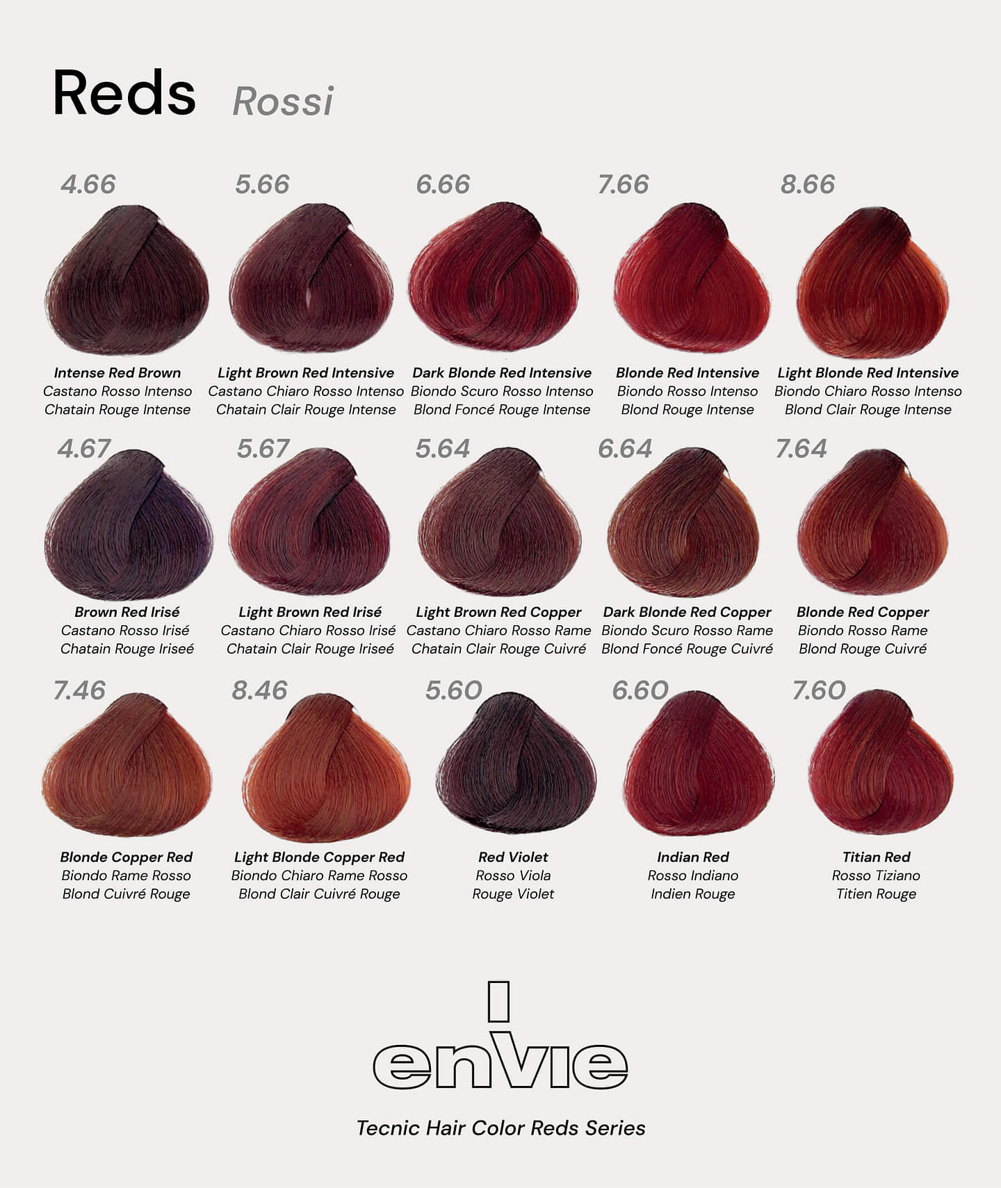 Cream Hair Dye - Reds