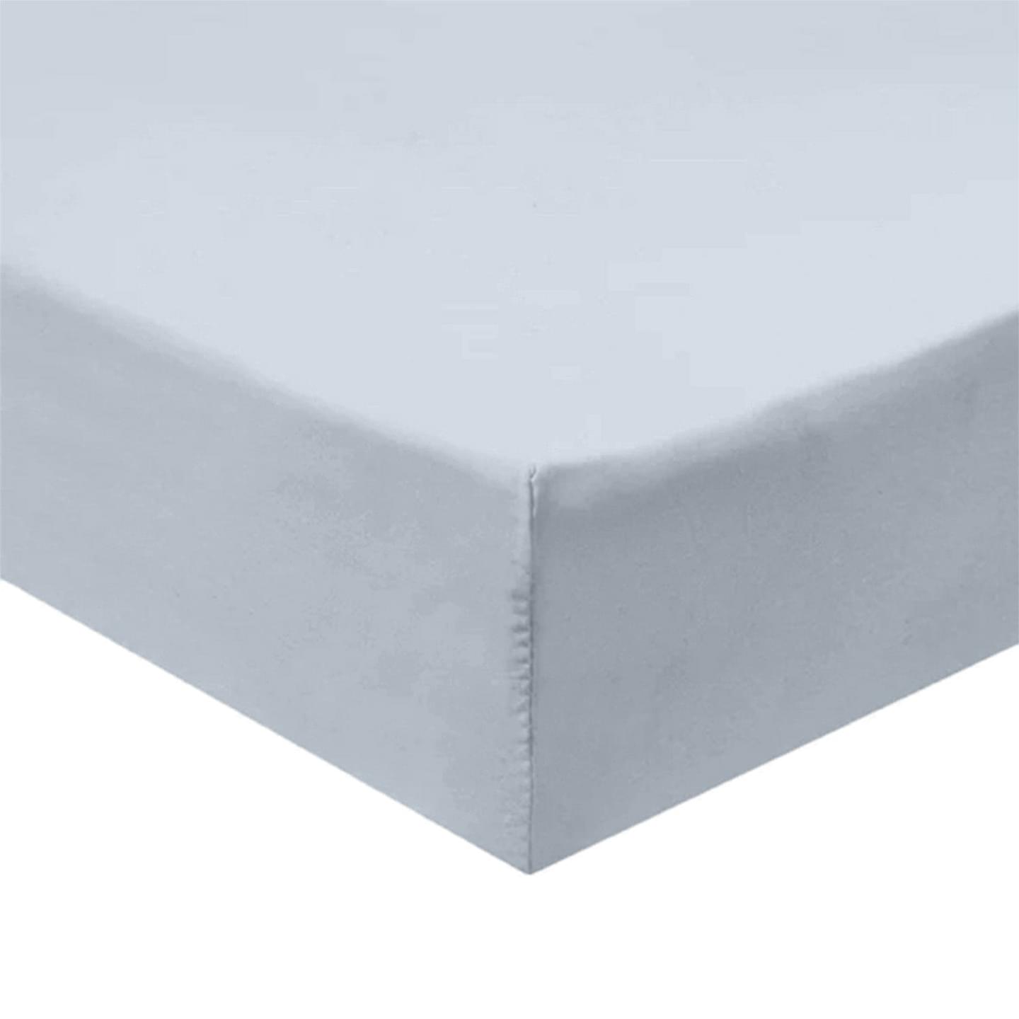 Crib Fitted Sheet Soft Cotton Sateen - Made in USA