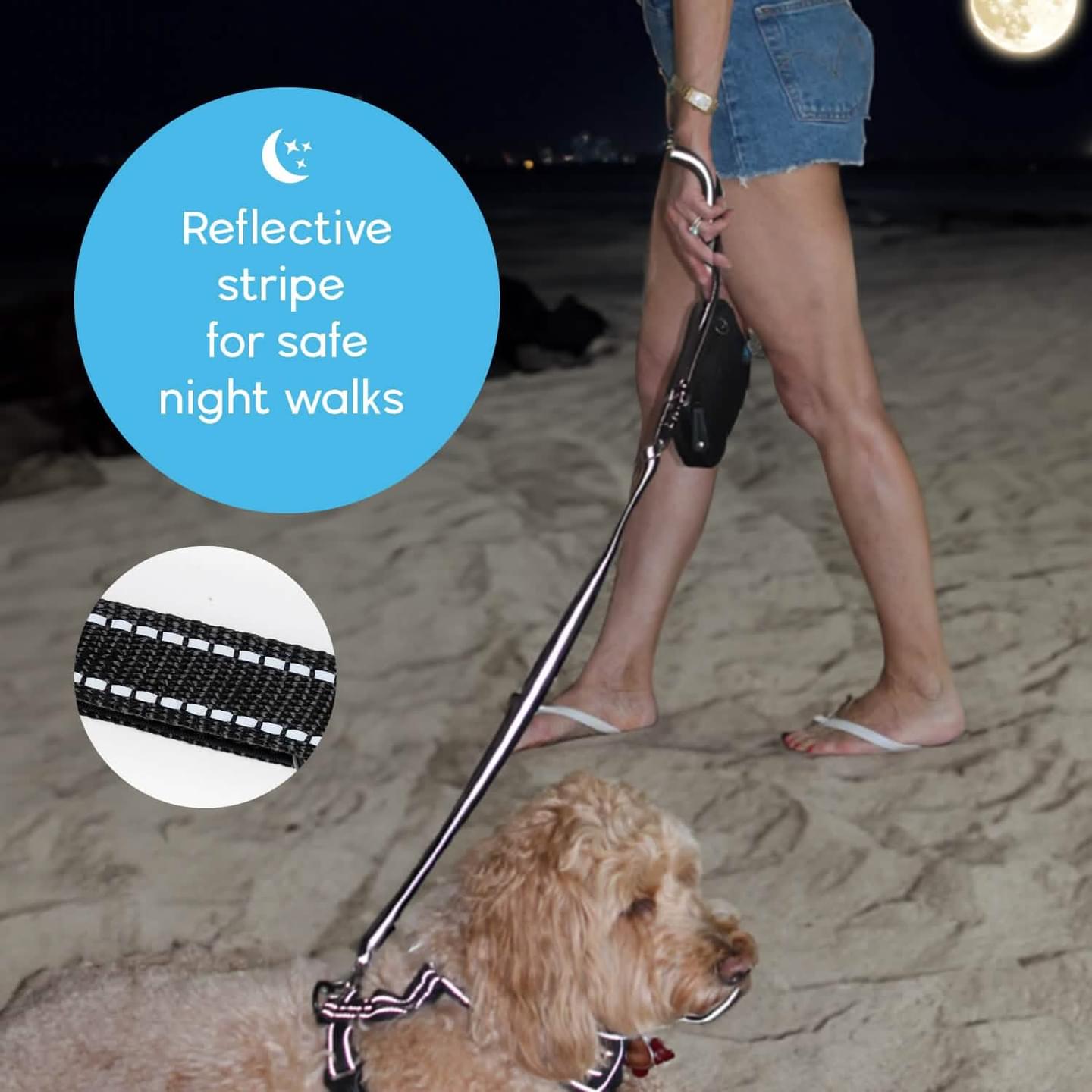 Cross Body Dog Walking Bag with Convertable Leash