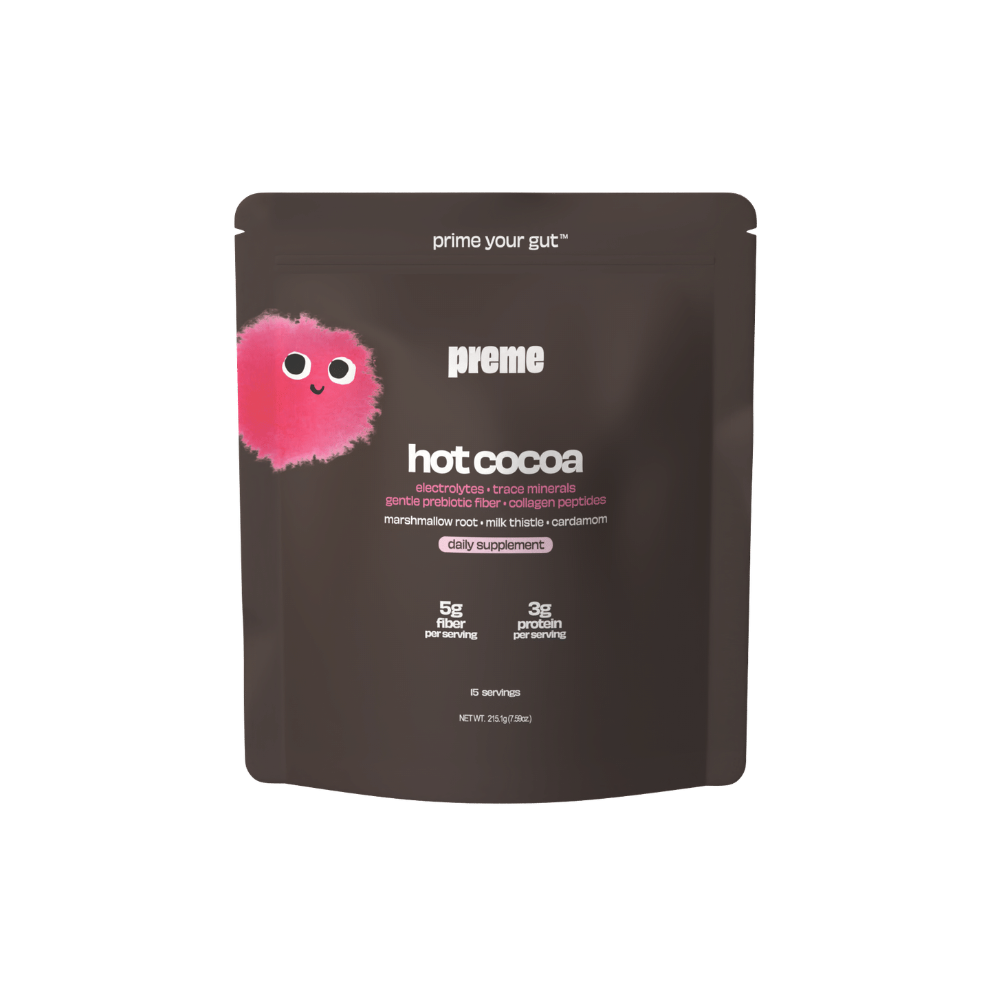 daily detox hot cocoa – Electrolyte Blend, 15 Servings