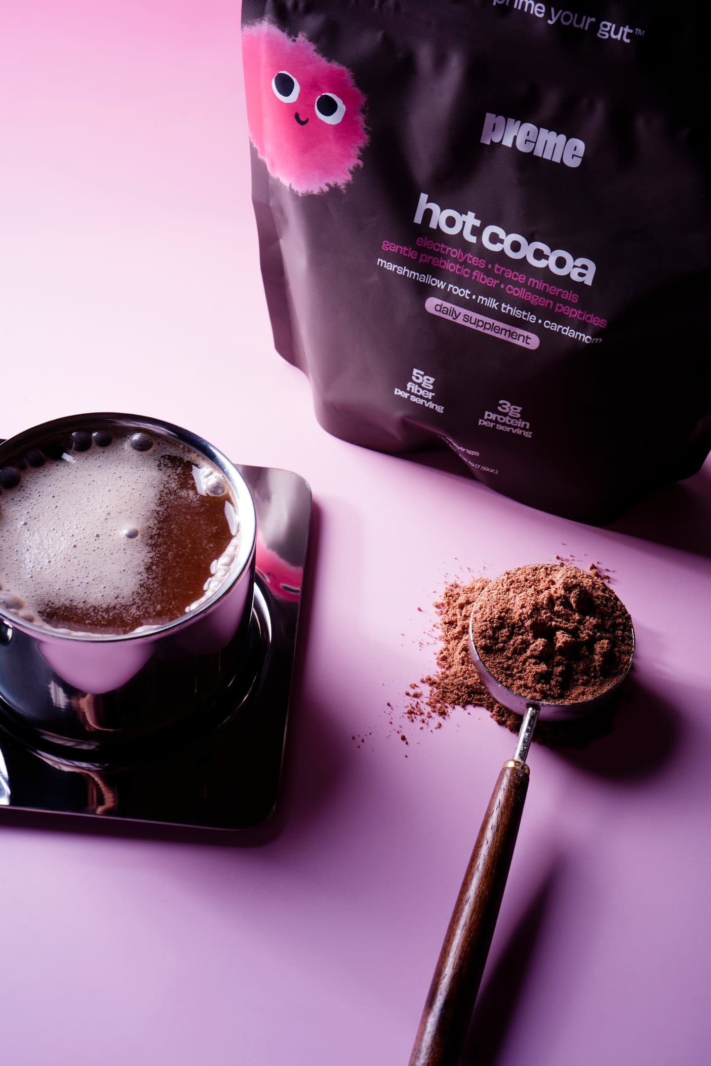 daily detox hot cocoa – Electrolyte Blend, 15 Servings