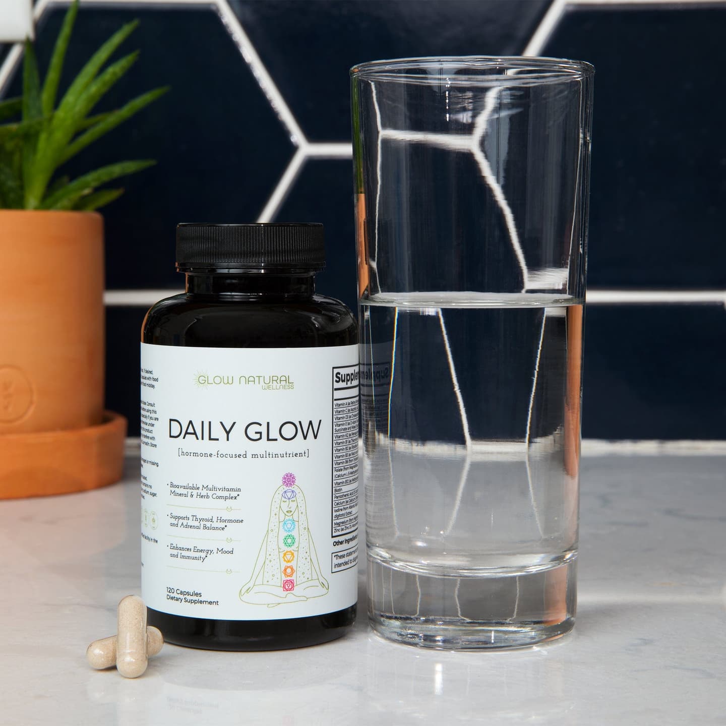 Daily GLOW | Buy 1, Get 1 Free! | Women’s All-in-One Multivitamin for Thyroid, Adrenal, Hormone & Immune Support