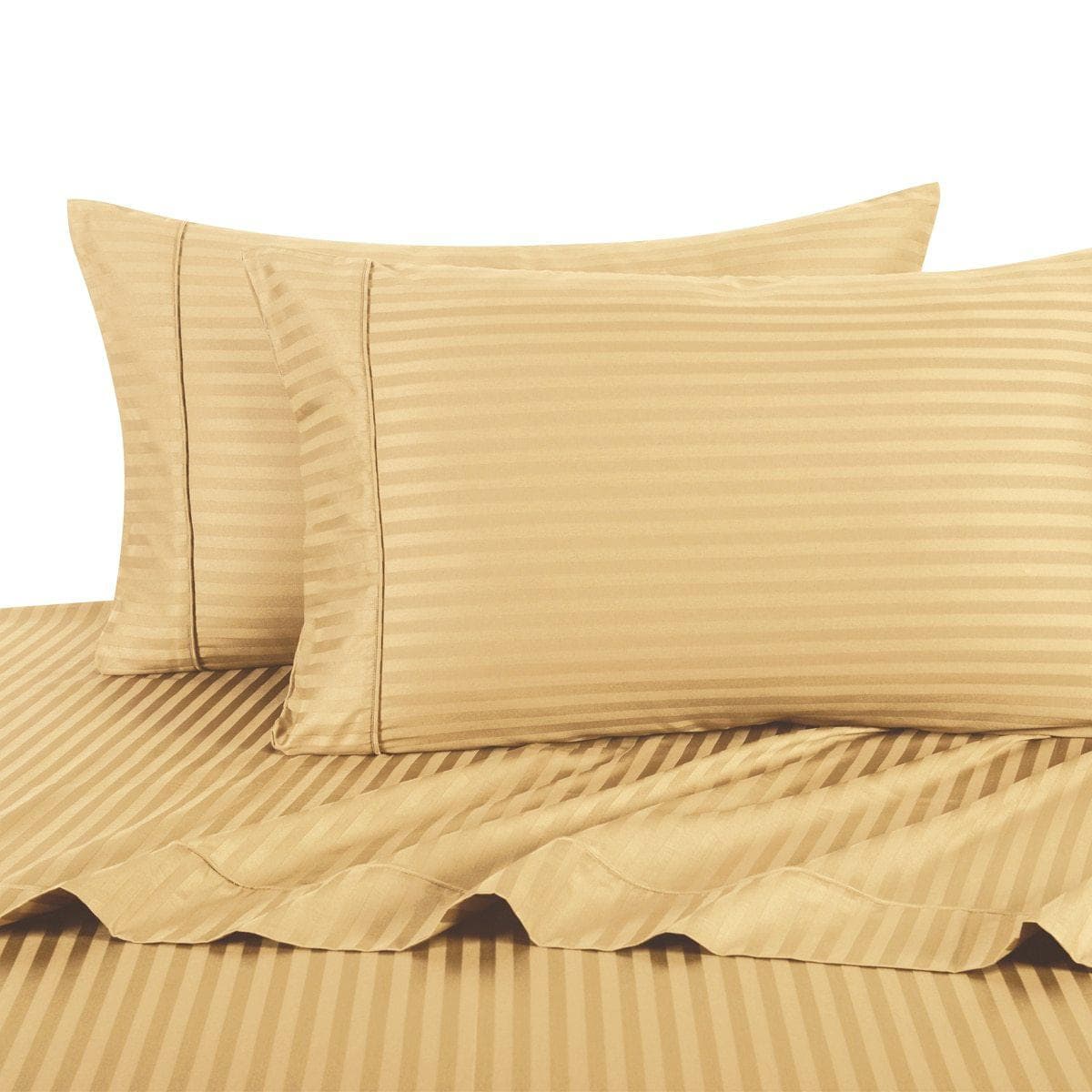 Damask Striped 600 Thread Count Sheet Set