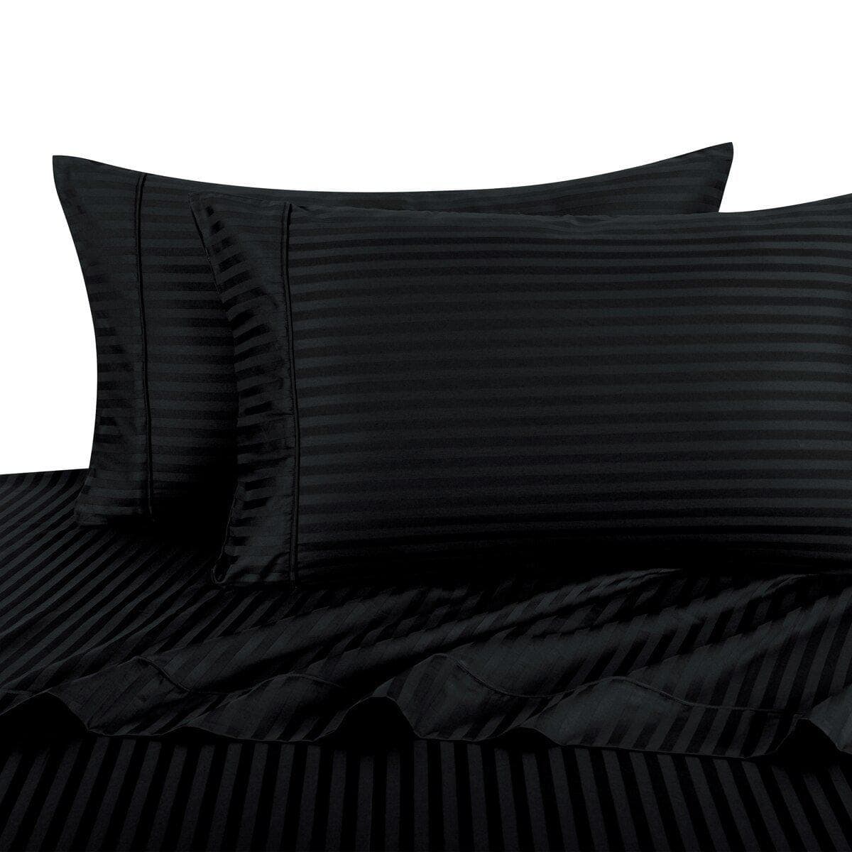 Damask Striped 600 Thread Count Sheet Set