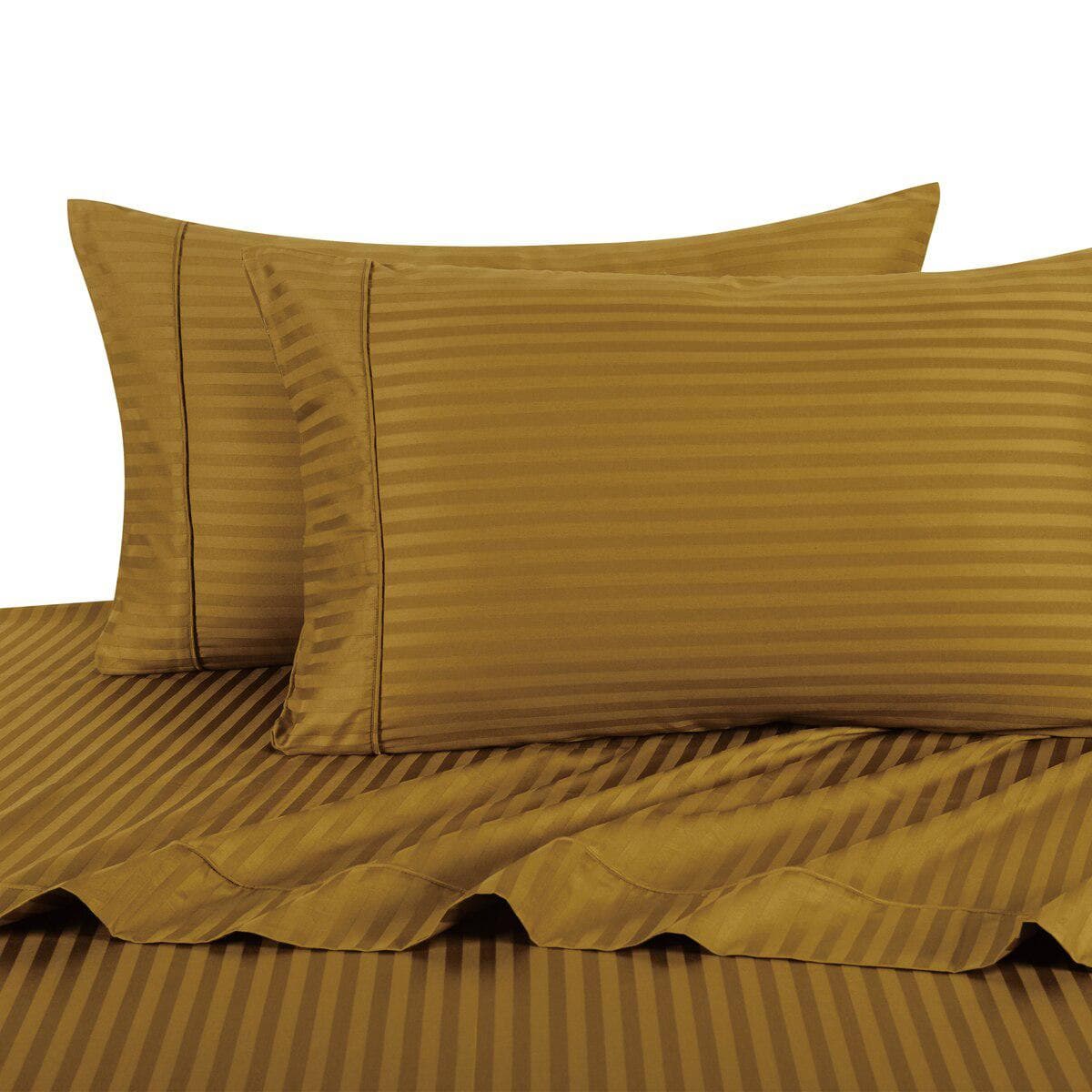 Damask Striped 600 Thread Count Sheet Set