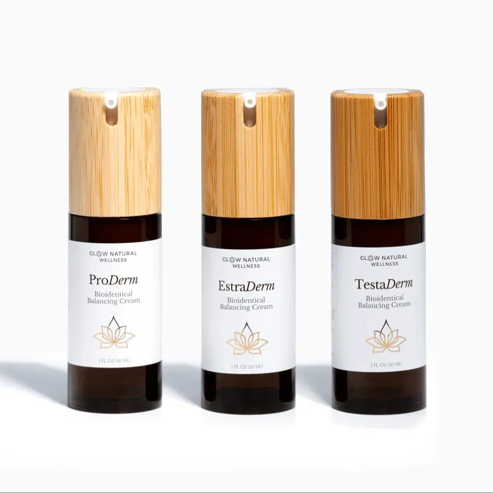 Clean Hormones Derm 3 Pack Bundle - Plant-Based Hormone Support Cream Collection for Daily Wellness