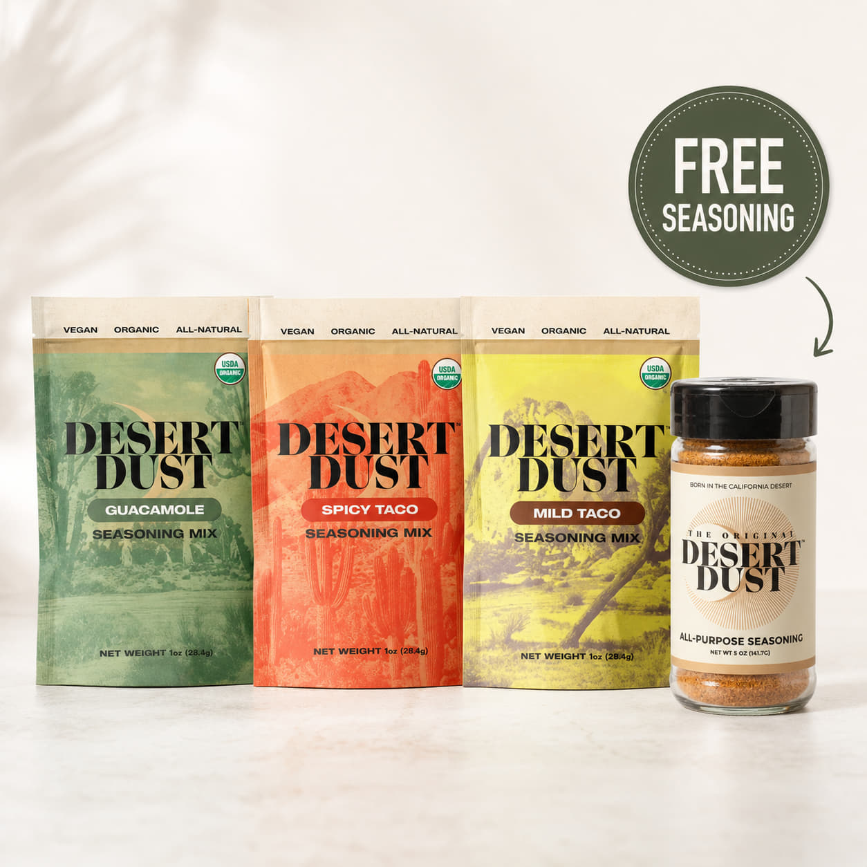 Taco Night Seasoning Bundle + FREE Original Desert Dust Seasoning