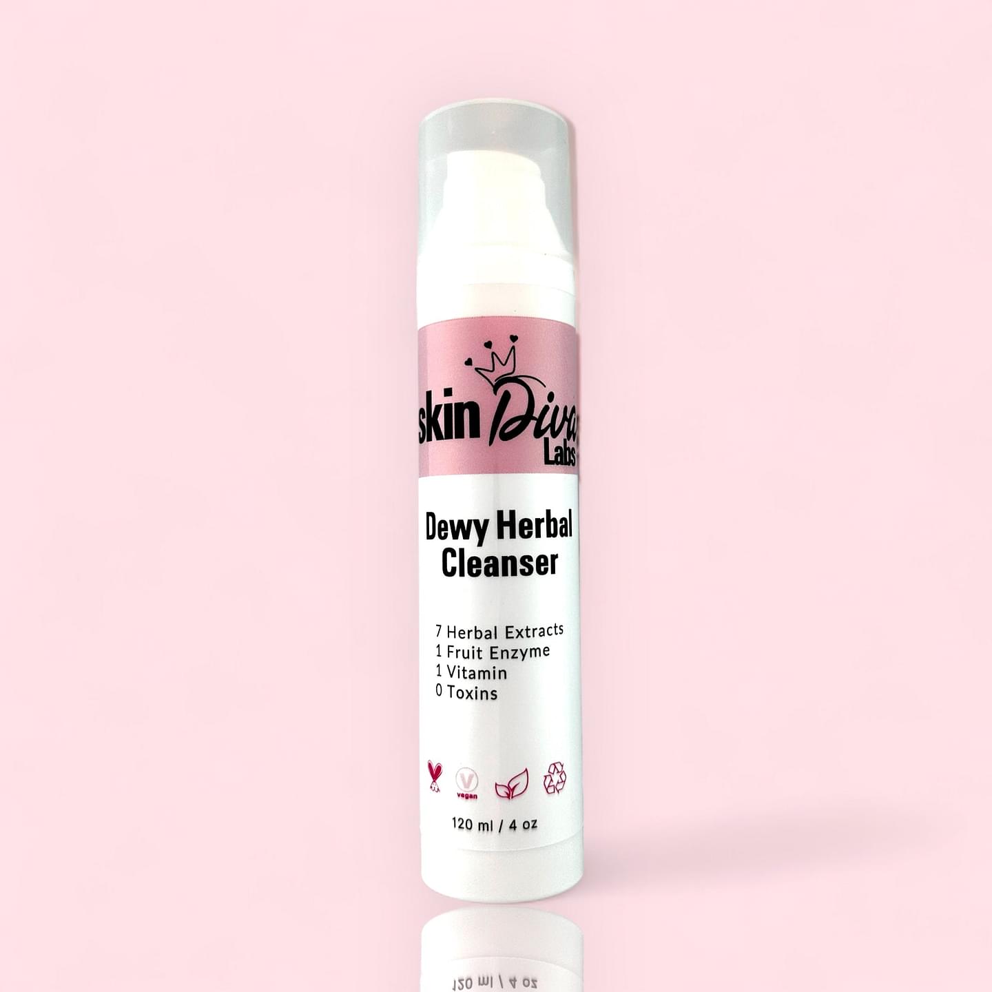 Dewy Herbal Cleanser Vegan Face Wash - Skin Diva Labs