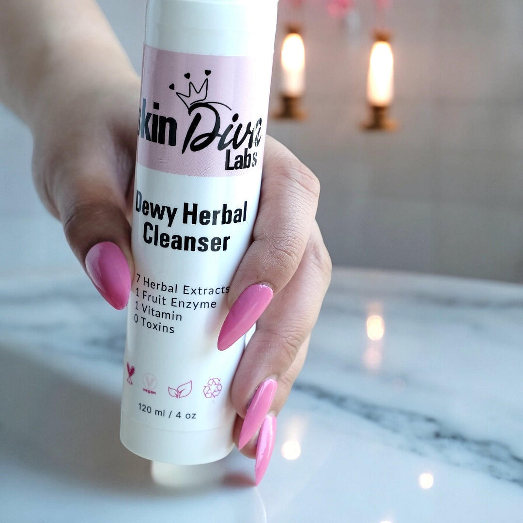 Dewy Herbal Cleanser Vegan Face Wash - Skin Diva Labs