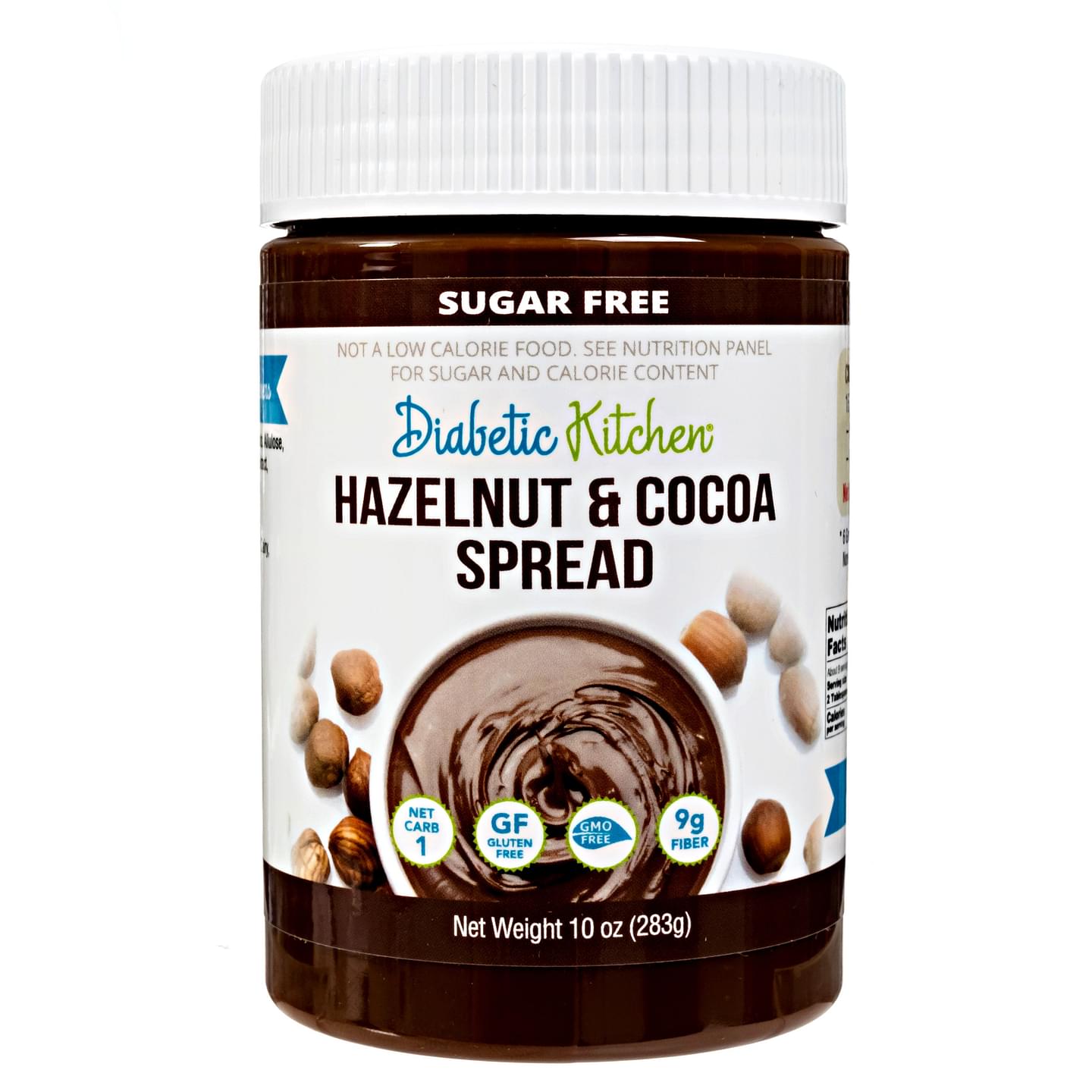 Diabetic Kitchen Sugar Free Hazelnut Chocolate Spread