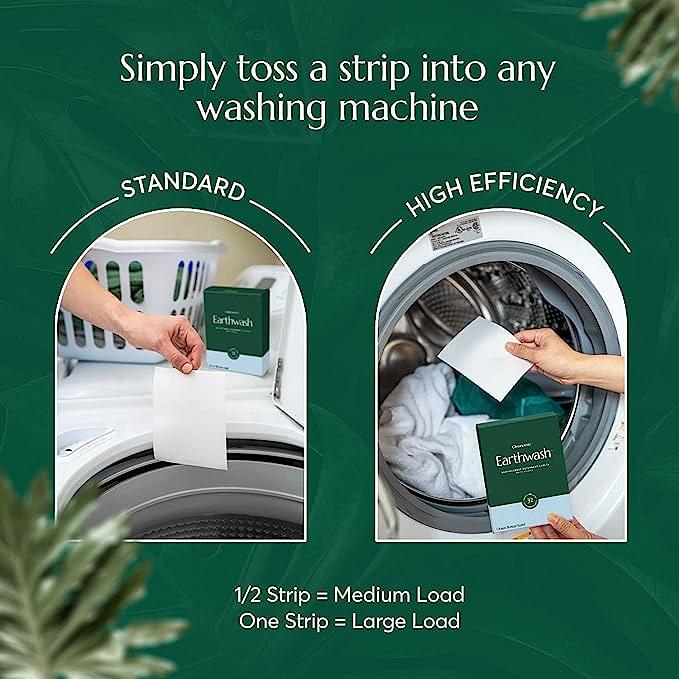 Earthwash Laundry Strips - 1 Year Supply