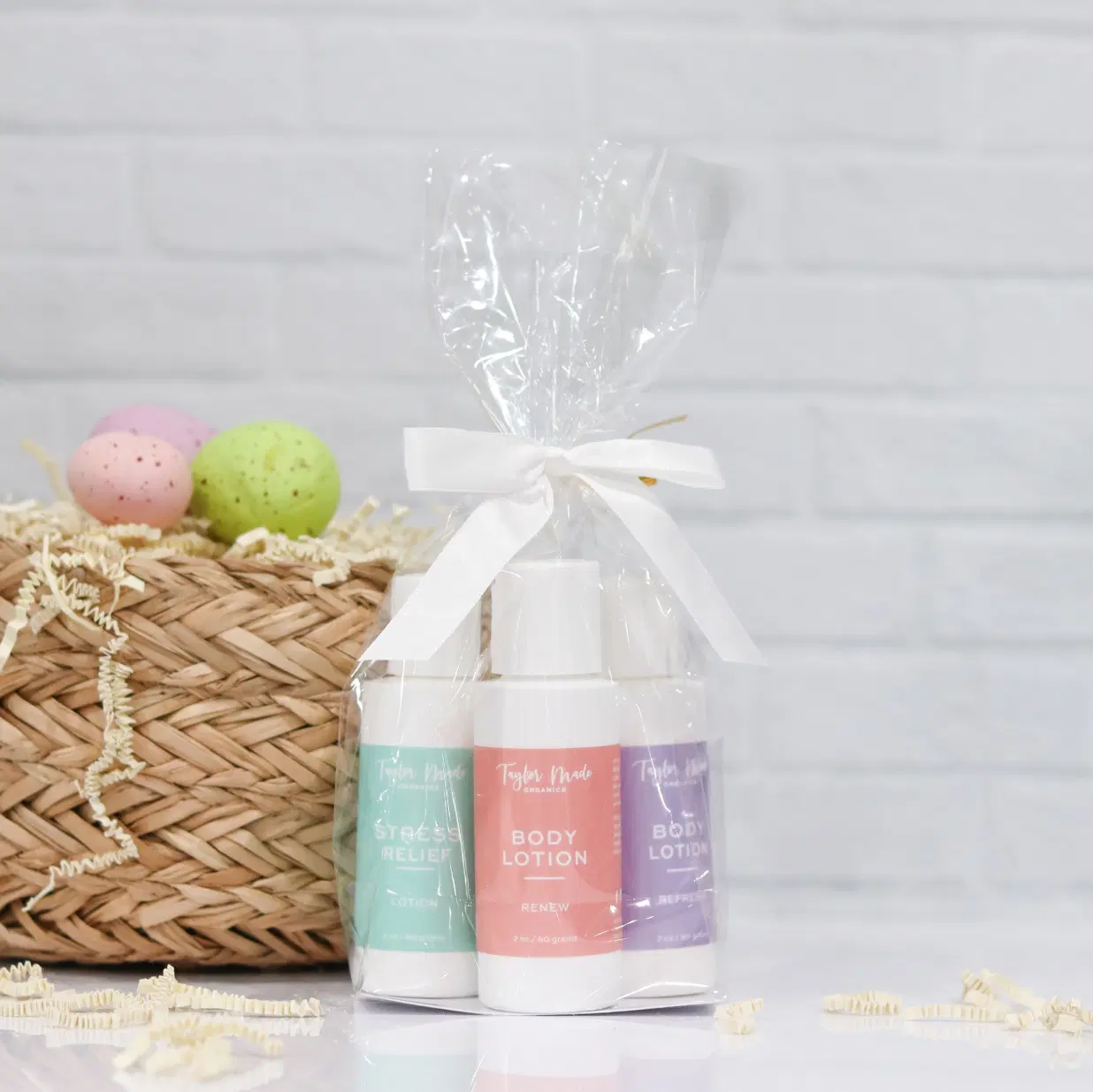 Easter Mini Lotion Gift Set - Organic 3-Piece Self-Care Collection