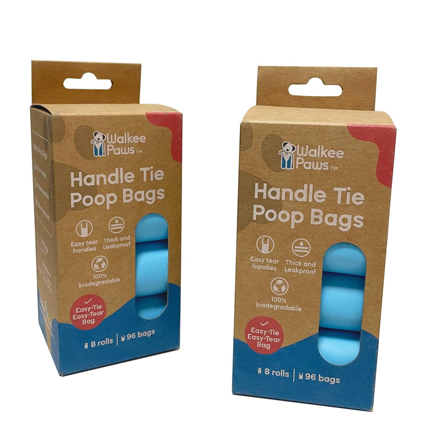 Easy Tear & Tie Poop Bags