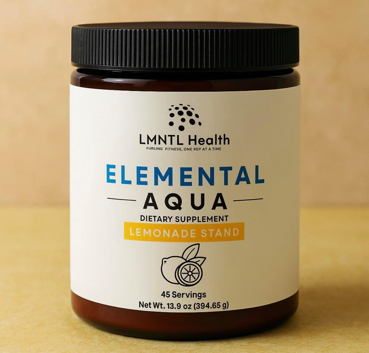 Elemental Aqua Lemonade Stand Dietary Supplement 13.7 oz
