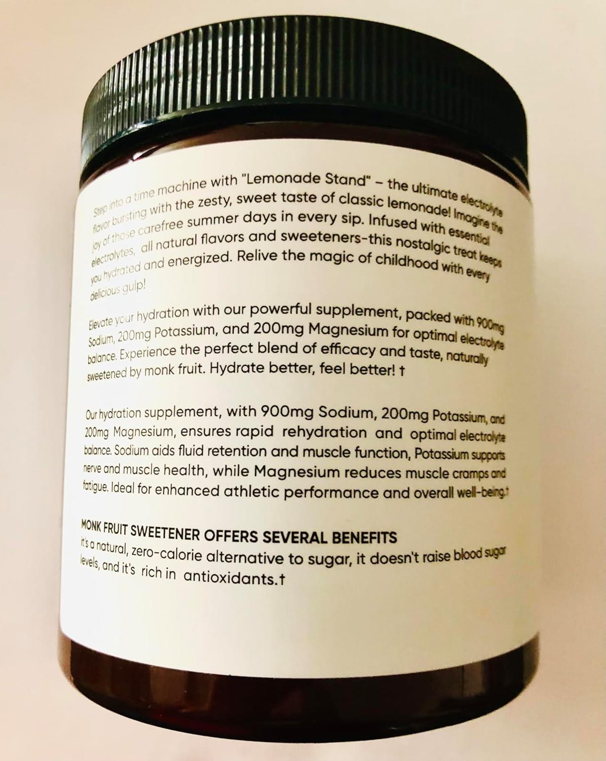 Elemental Aqua Lemonade Stand Dietary Supplement 13.7 oz
