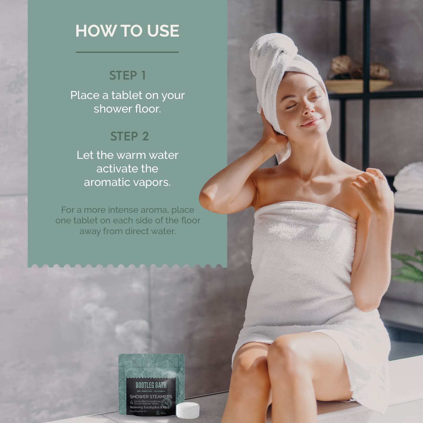 Eucalyptus Shower Steamers - 4 Pack 4 Count Shower Bombs with 100% Pure Essential Oil