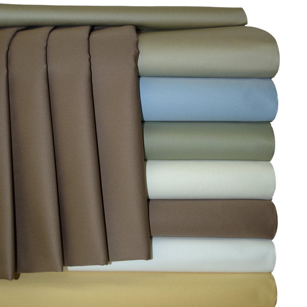 Extra Deep Pockets (22 inches) Sheet Set - Solid 300 Thread Count