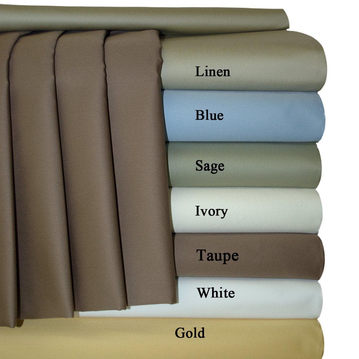 Extra Deep Pockets (22 inches) Sheet Set - Solid 300 Thread Count